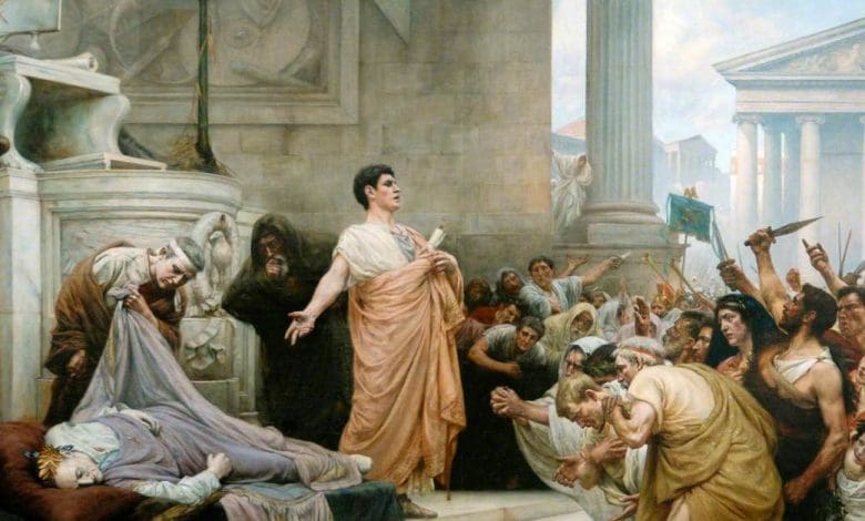 Orasi Mark Antony di Pemakaman Caesar Orasi Mark Antony di Pemakaman Caesar