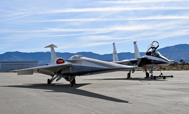X-59 NASA Cleals Critical Test, naik lebih dekat ke penerbangan supersonik yang tenang X-59 NASA Cleals Critical Test, naik lebih dekat ke penerbangan supersonik yang tenang